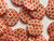 22mm - Red Coral Flowers on White Shell Buttons TextileGarden