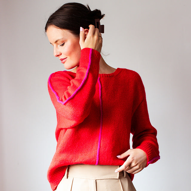 Piping Hot Sweater Kit by Lily Kate France Di Gilpin