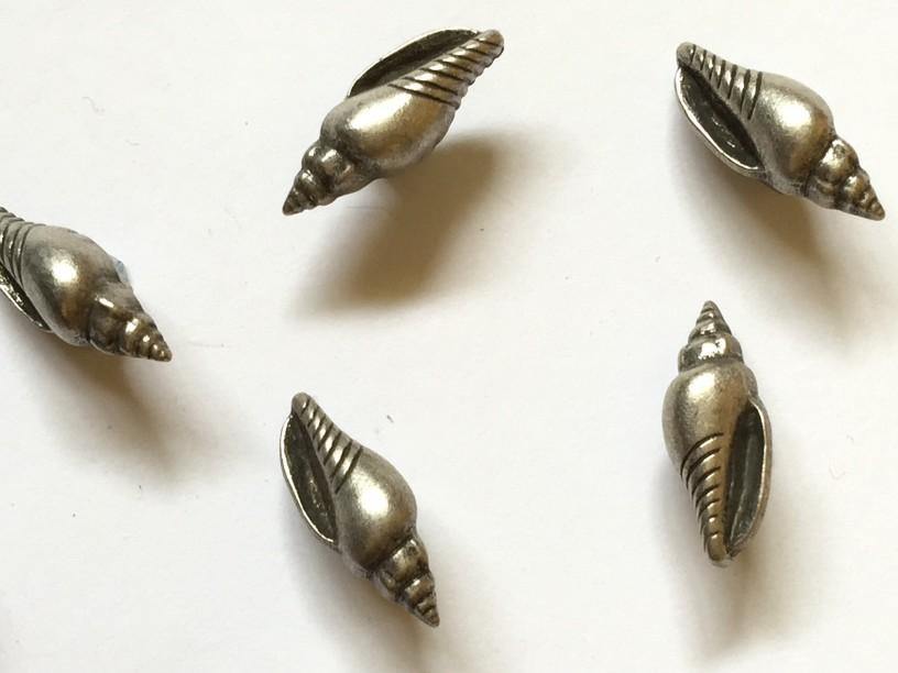 20mm - Metallic (ABS) Hermit Shells TextileGarden