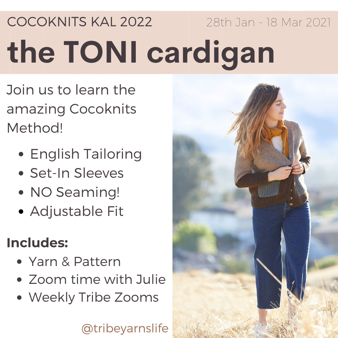 Toni Cardigan KAL with Cocoknits Cocoknits