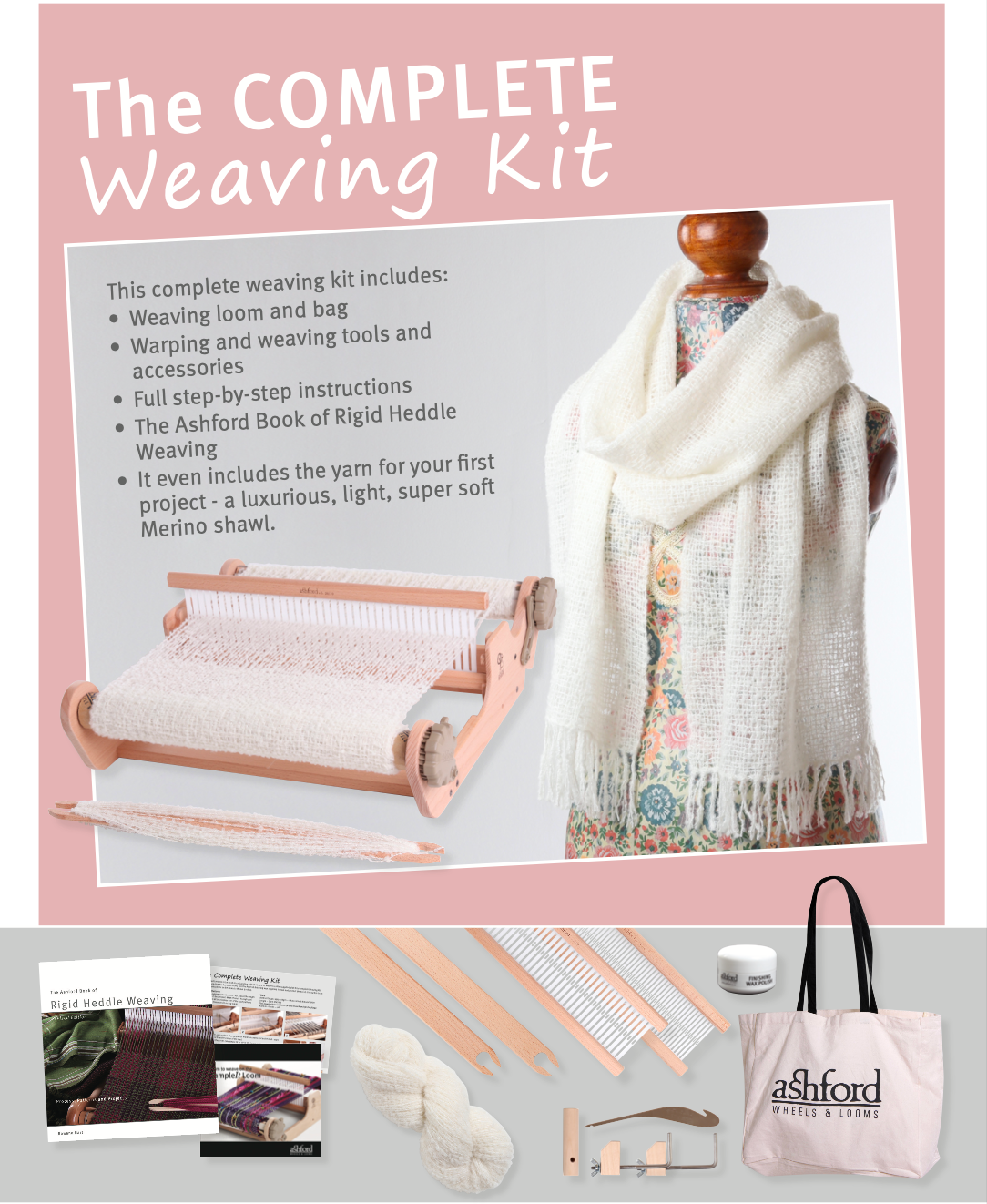 Ashford Complete Weaving Kit Ashford
