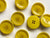 22mm - Glossy Yellow Buttons TextileGarden