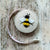 Appliqué Linen Bee Retractable Measuring Tape tribeyarns