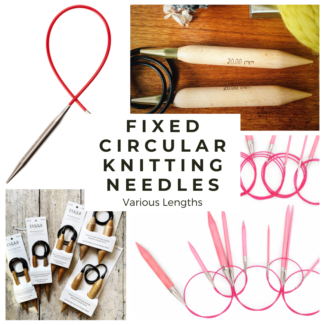 Fixed Circular Knitting Needles