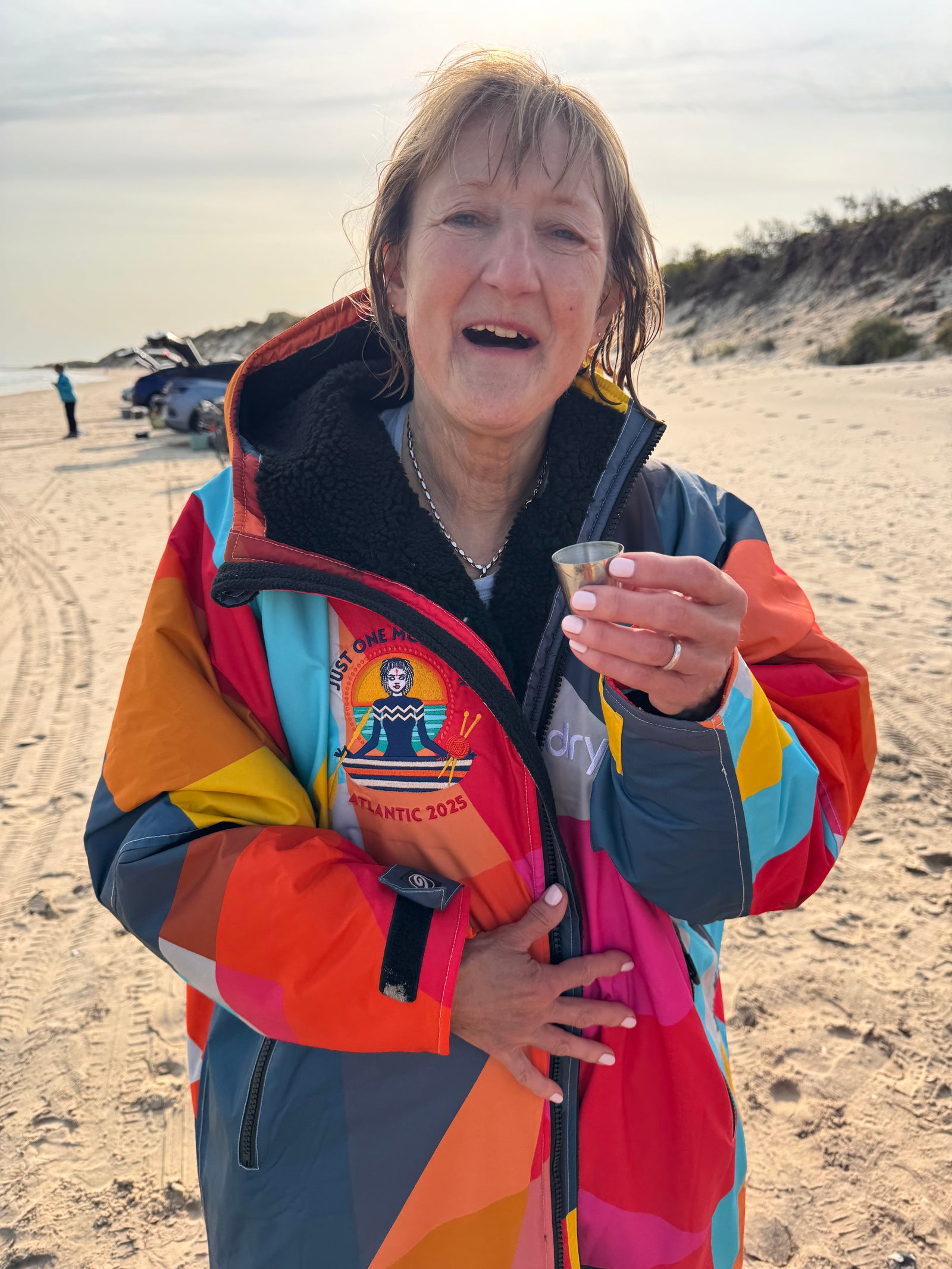 Limited Edition Abstract Dryrobe – Just One More Row