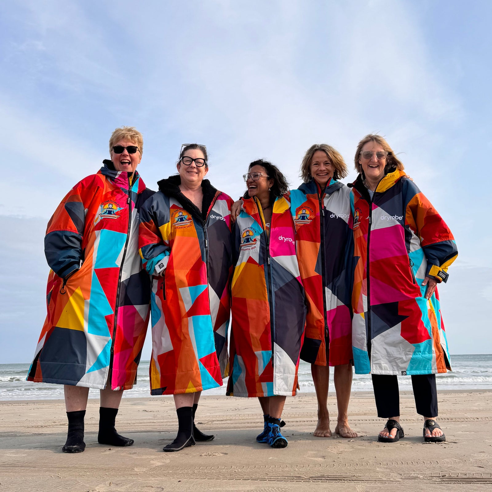 Limited Edition Abstract Dryrobe – Just One More Row