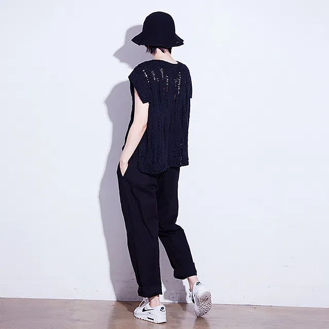 Summer Damage Vest with Cotton Waves