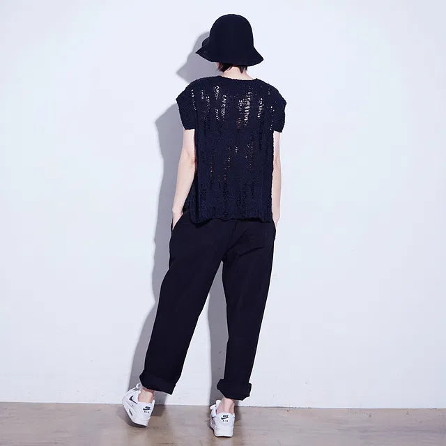 Summer Damage Vest with Cotton Waves