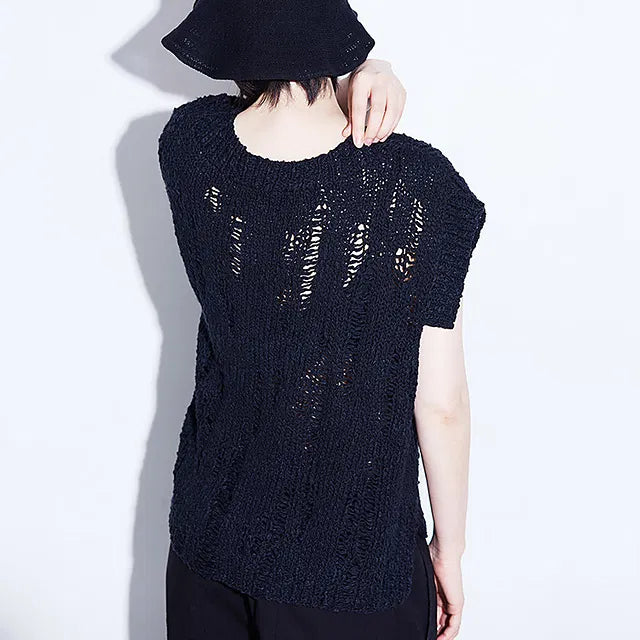 Summer Damage Vest with Cotton Waves