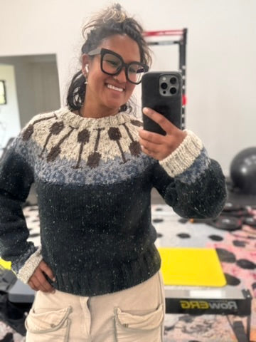 Oarsome Sweater Kits with Woolstok Tweed