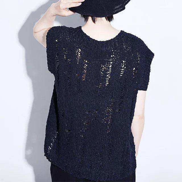 Summer Damage Vest with Cotton Waves