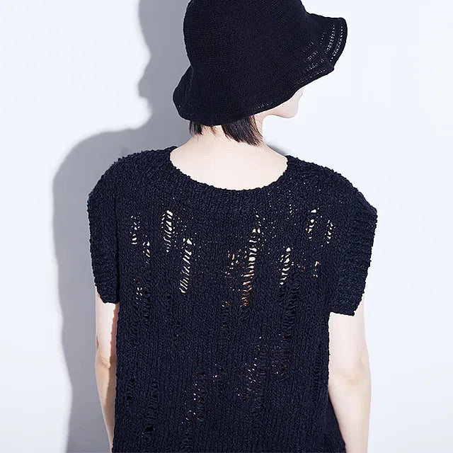 Summer Damage Vest with Cotton Waves