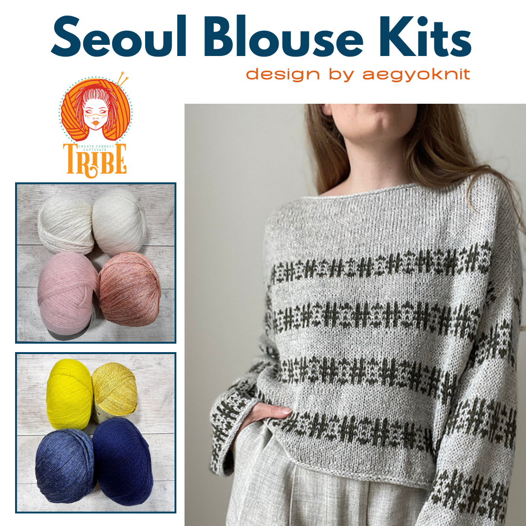 Seoul Blouse Kit by aegyoknits