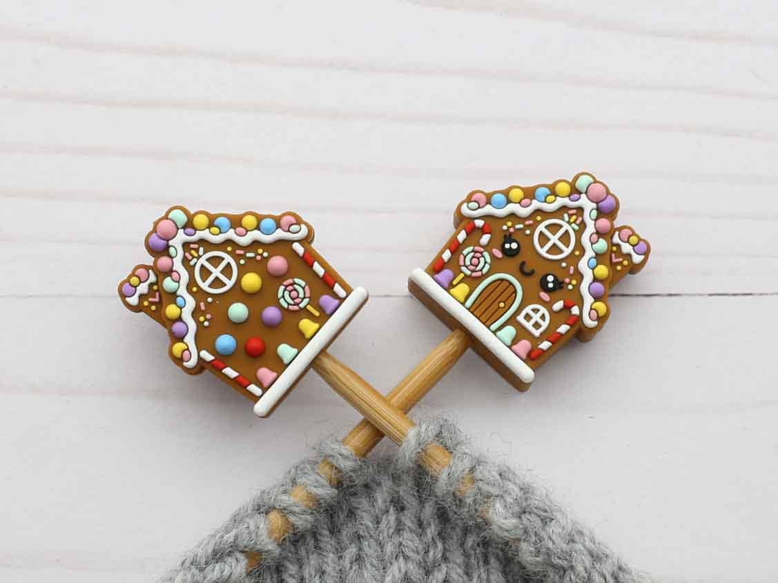 Colourful Gingerbread House | Stitch Stoppers - Fox & Pine Stitches