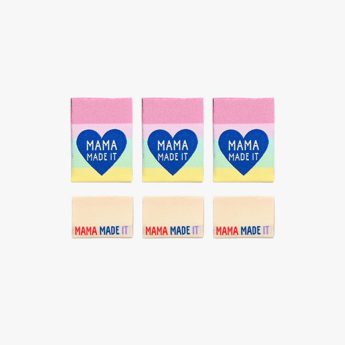 "My Mama Made It" Woven Labels 6 Pack