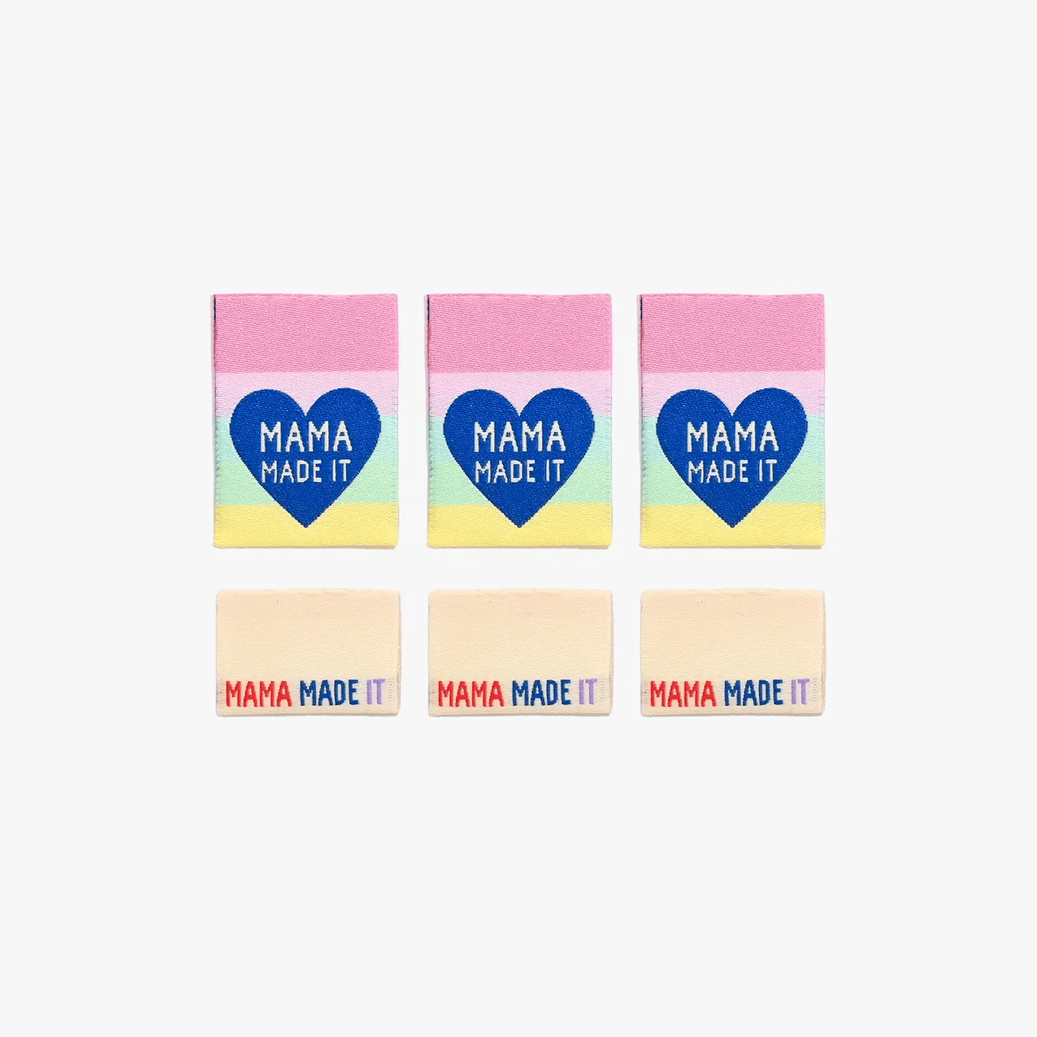 "My Mama Made It" Woven Labels 6 Pack