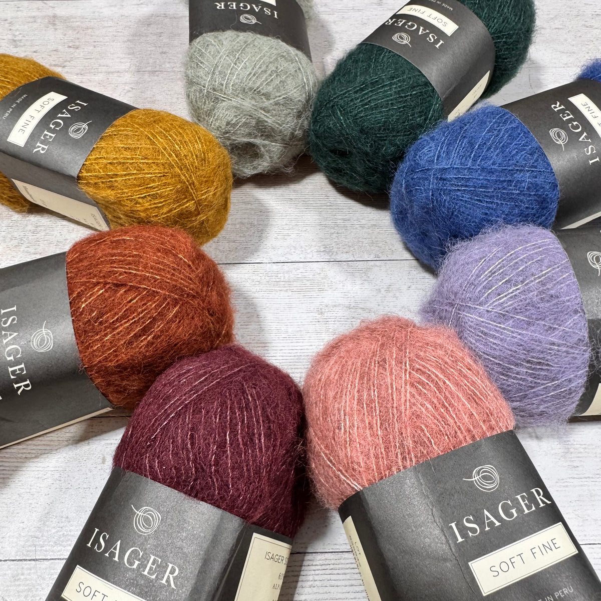 Bluebell Tee Kit with Isager Soft Fine