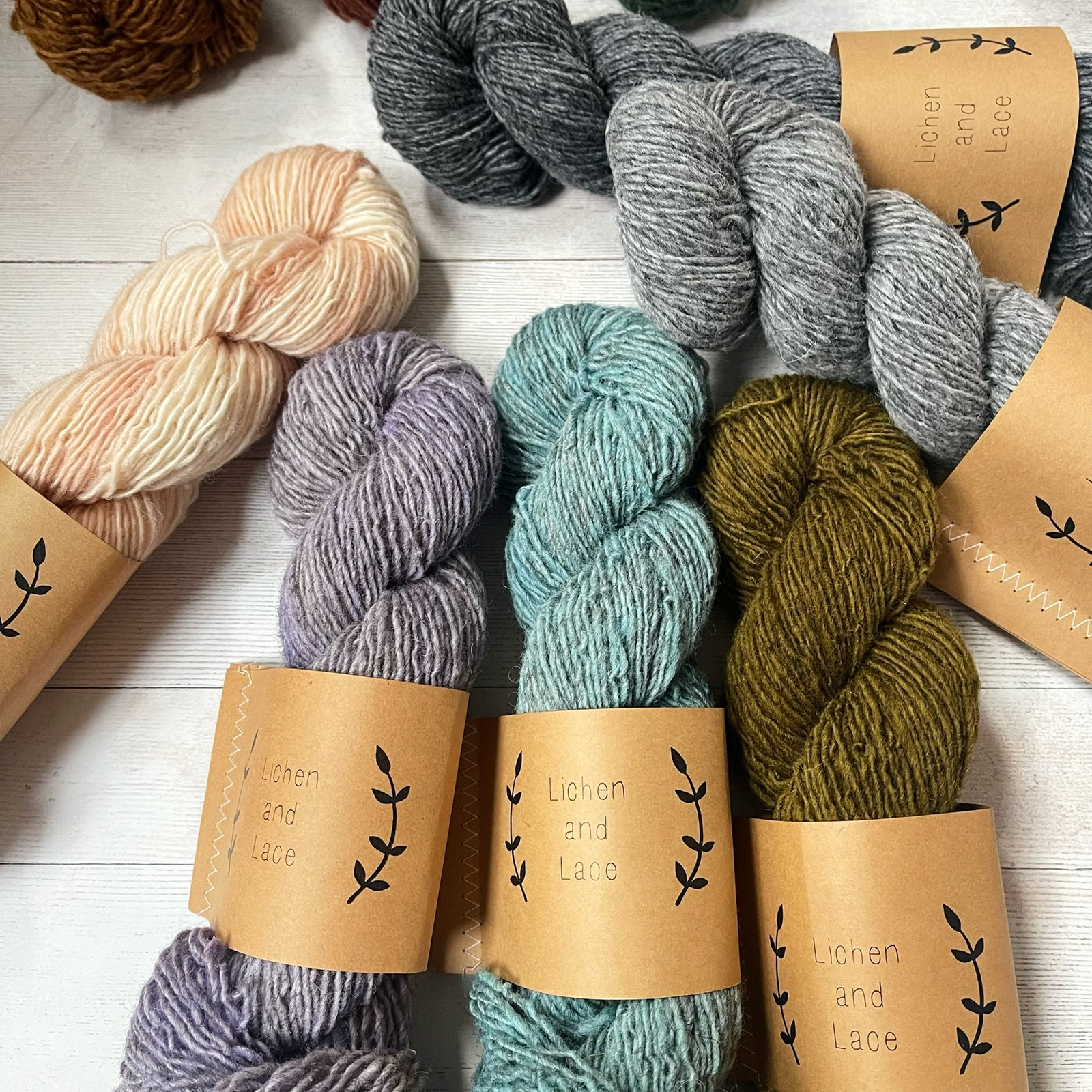 Rustic Heather Sport Lichen & Lace