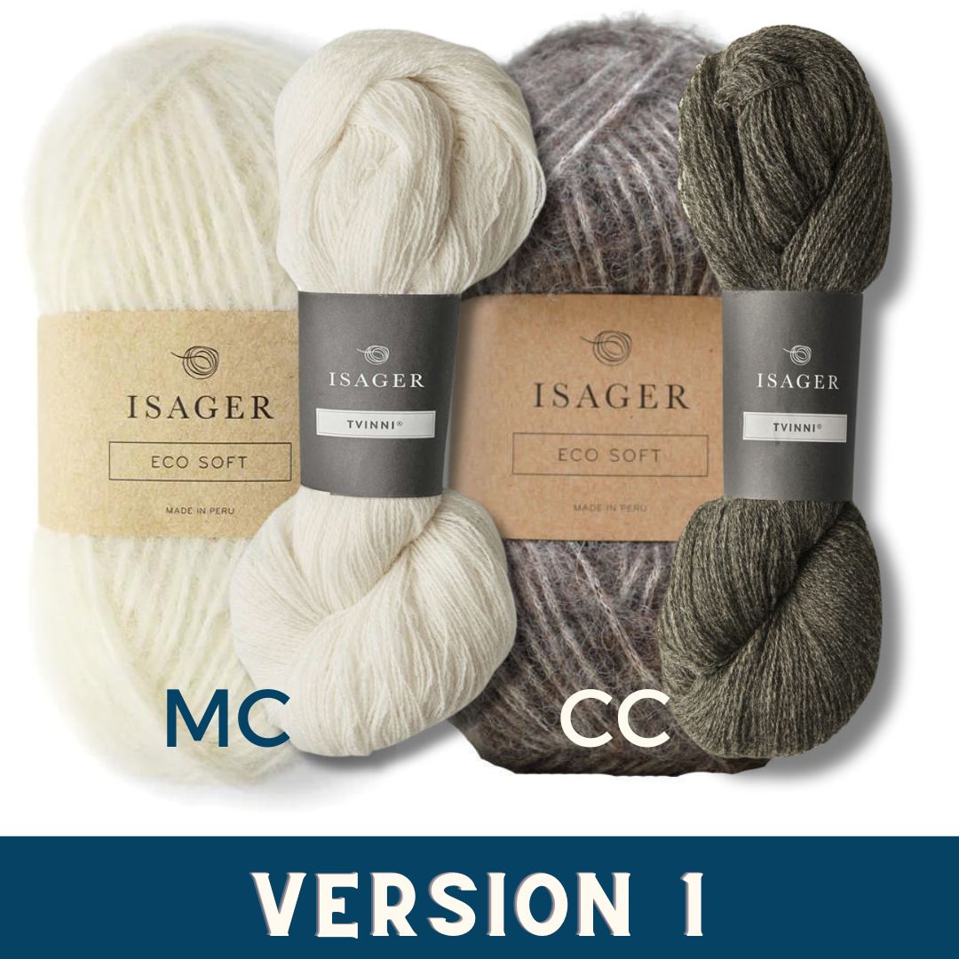 Karla Cape Kit by Anne Ventzel Isager Yarn Kits Tribe Yarns