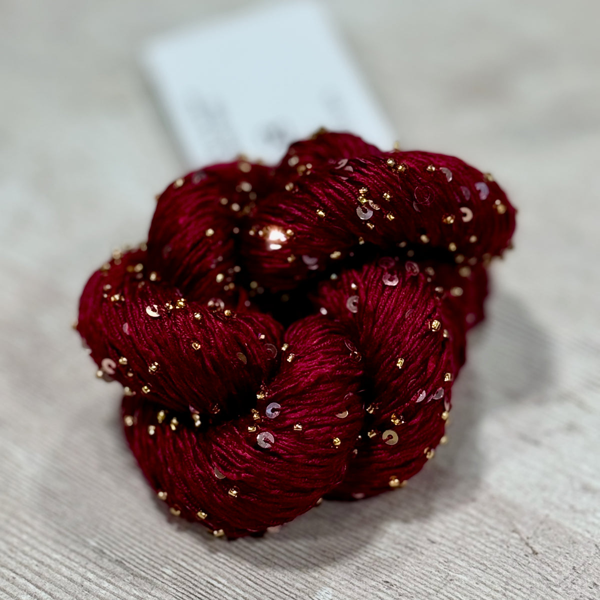 Beaded Silk and Sequins Light