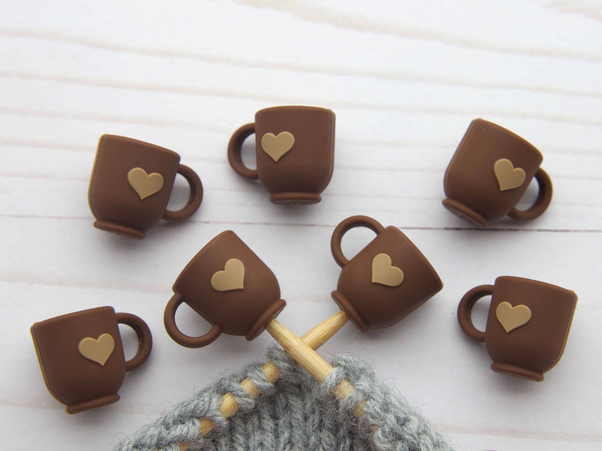 Cup Of Love | Stitch Stoppers Knitting Notions Fox & Pine Stitches