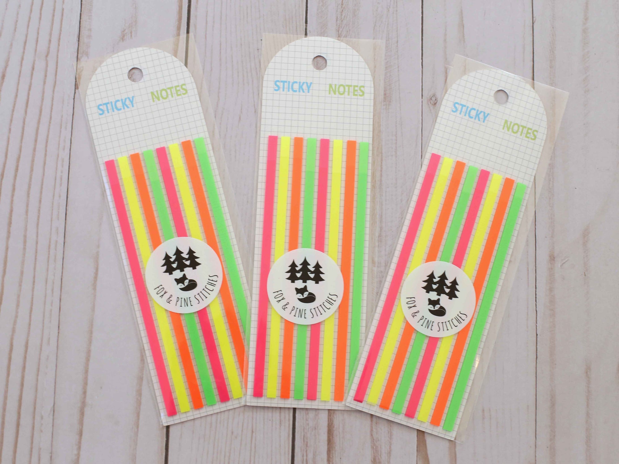 Pattern Highlighter Strips Fox & Pine Stitches