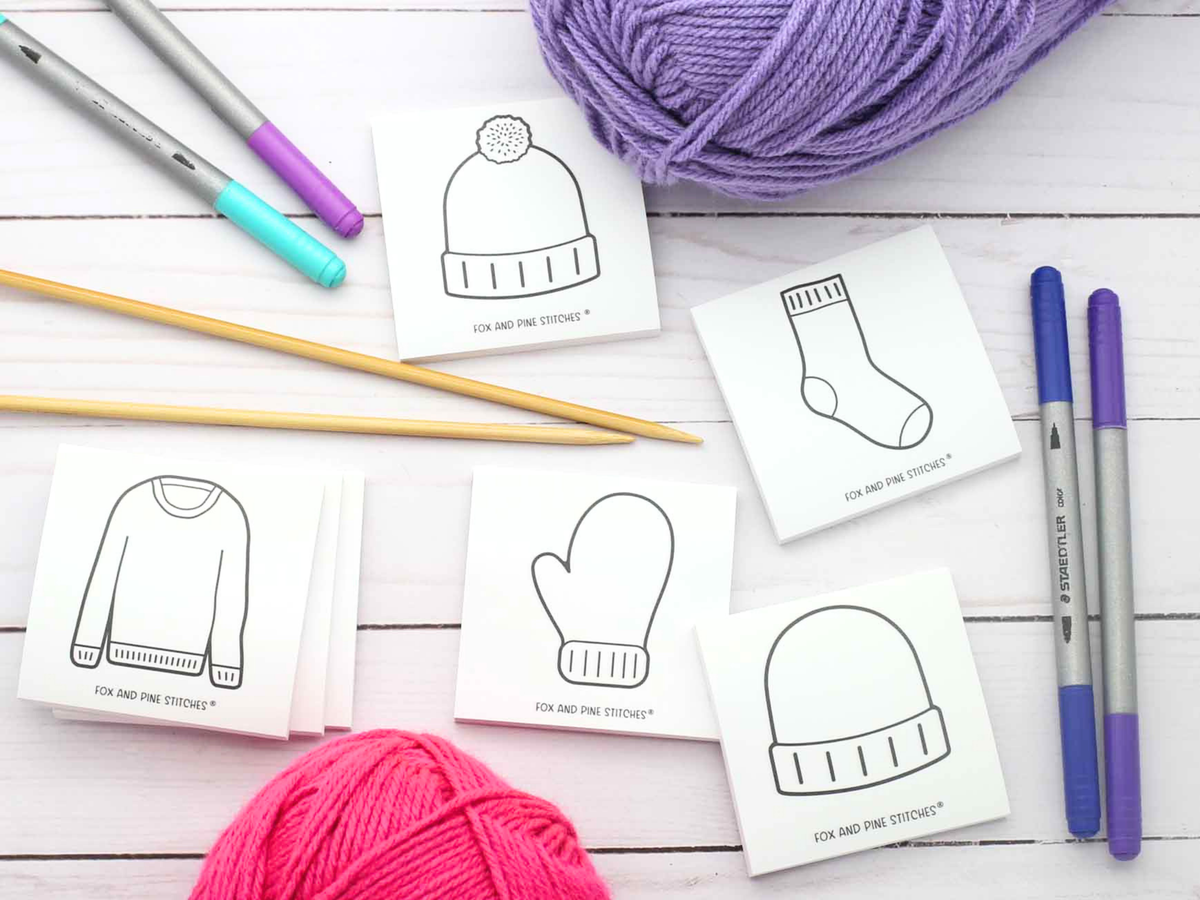 Scribble Stickies - Fox & Pine Stitches