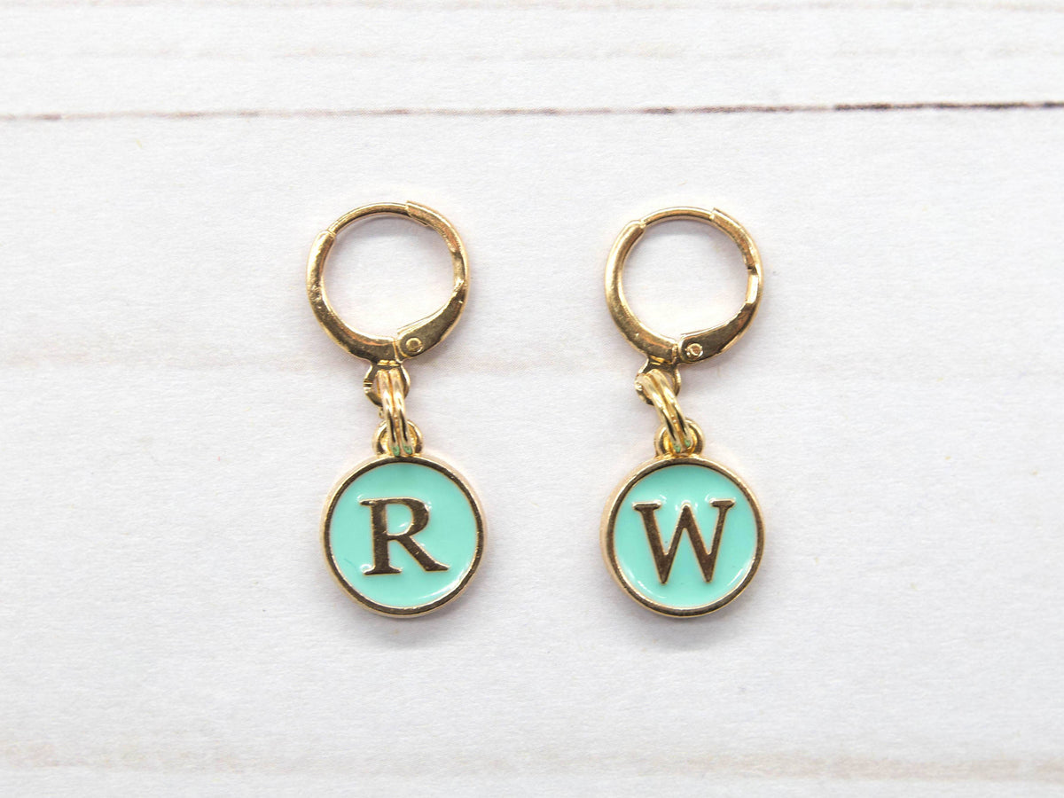Teal Right Wrong Side | Stitch Markers Fox & Pine Stitches