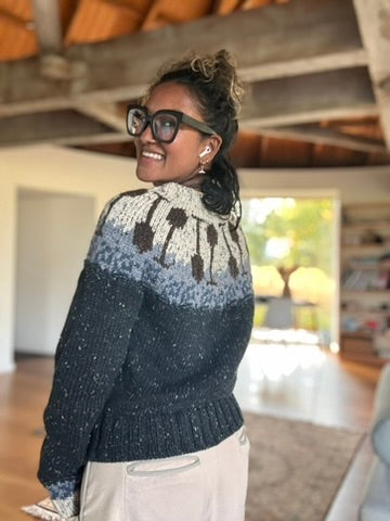 Oarsome Sweater Kits with Woolstok Tweed