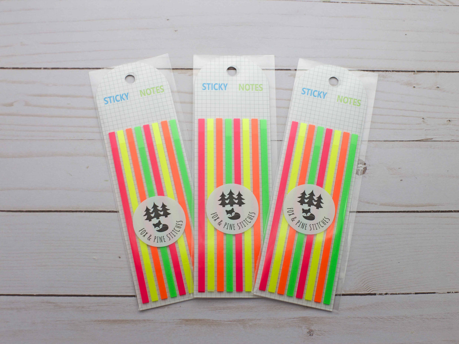 Pattern Highlighter Strips Fox & Pine Stitches