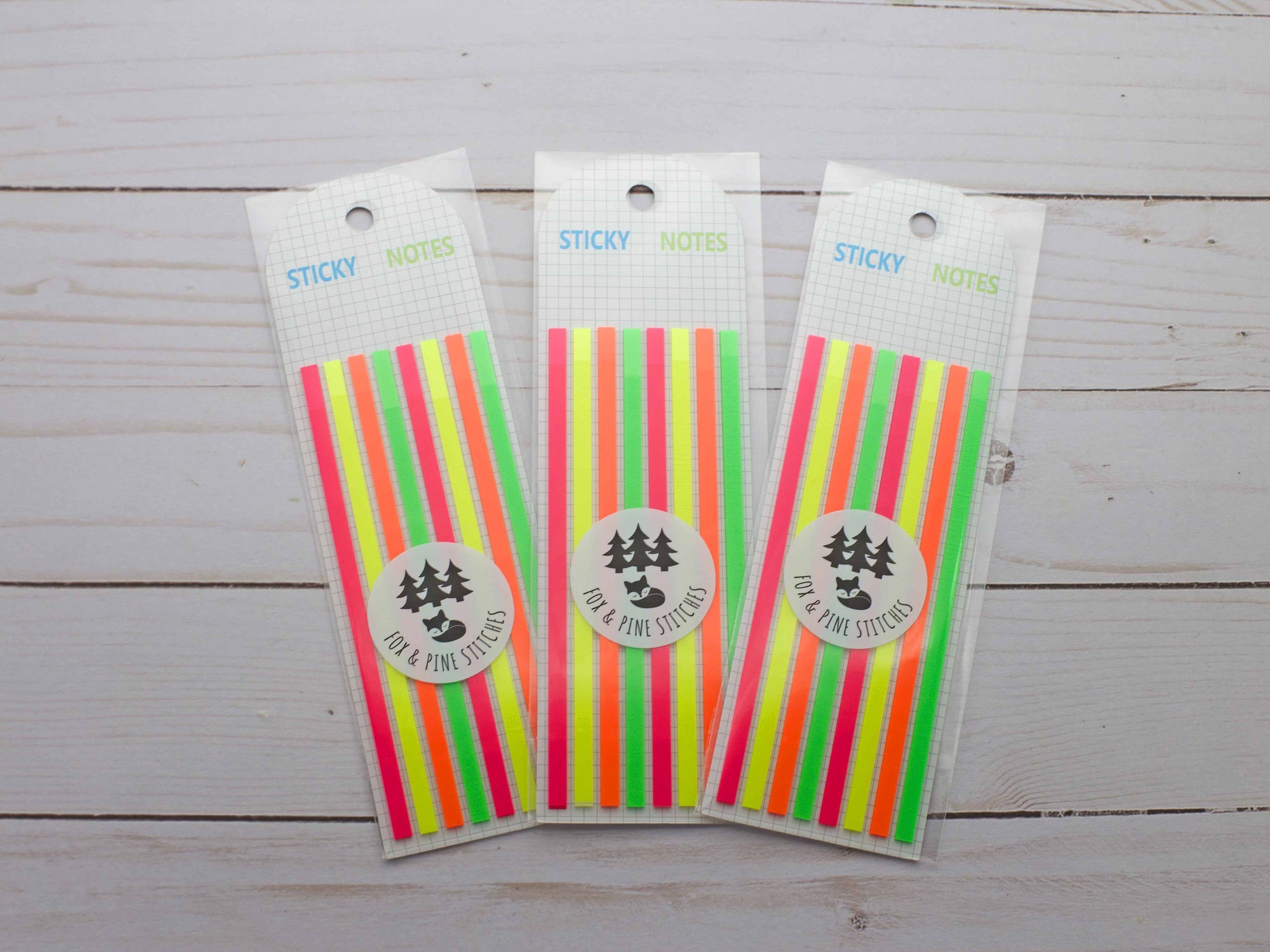 Pattern Highlighter Strips Fox & Pine Stitches