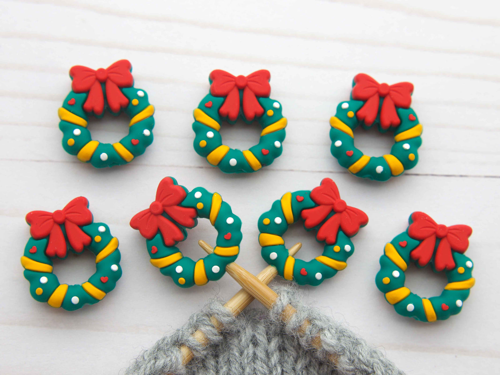 Christmas Wreath | Stitch Stoppers Fox & Pine Stitches