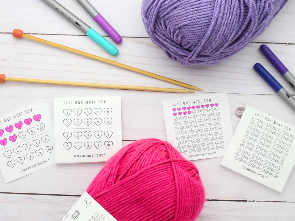 Row Counter Stickies - Fox & Pine Stitches