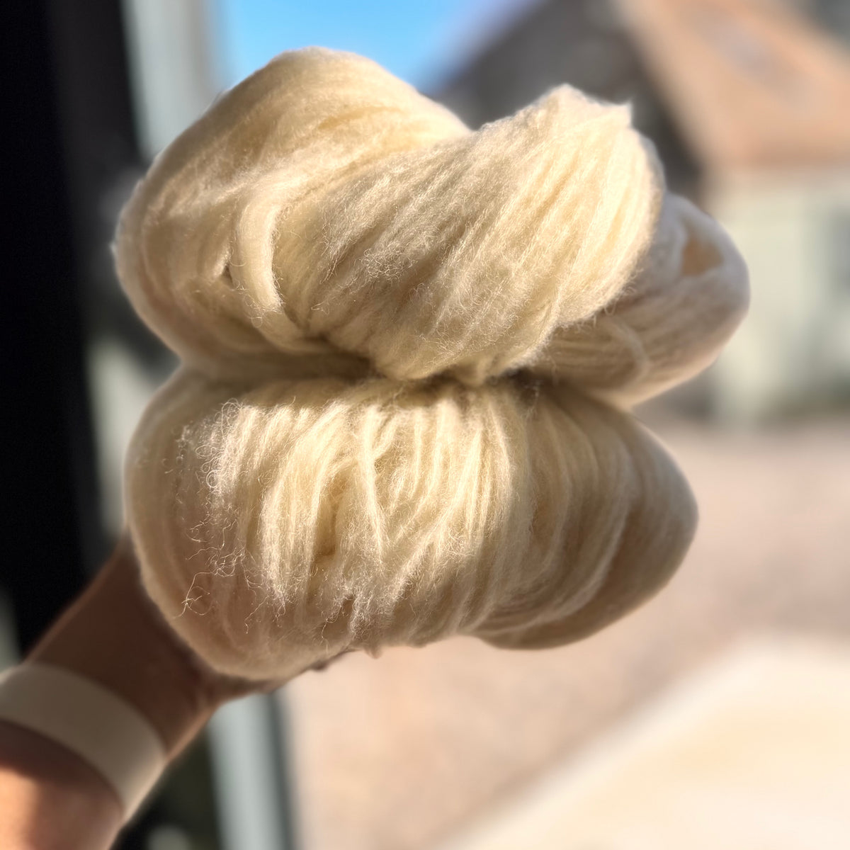 Blown Alpaca Cotton - Undyed