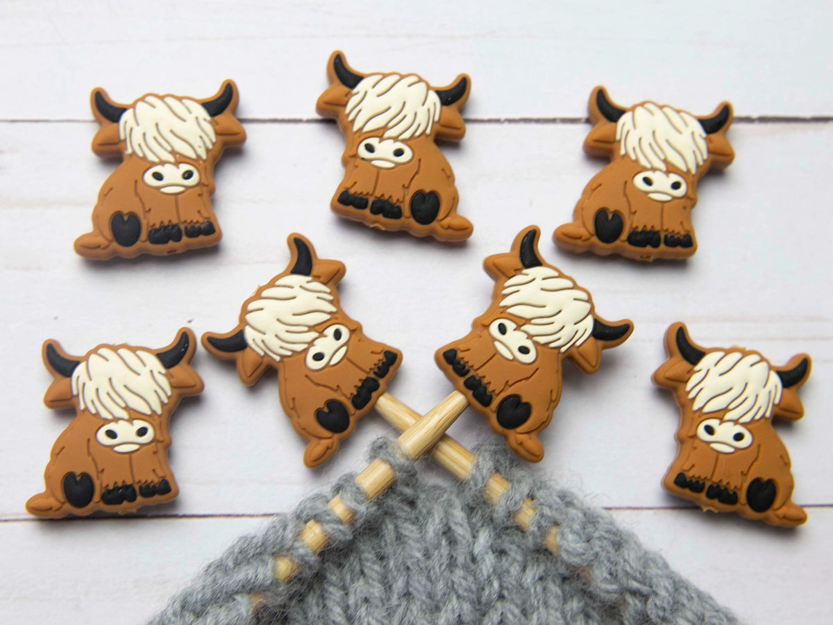 Highland Cow (Coo) Stitch Stoppers