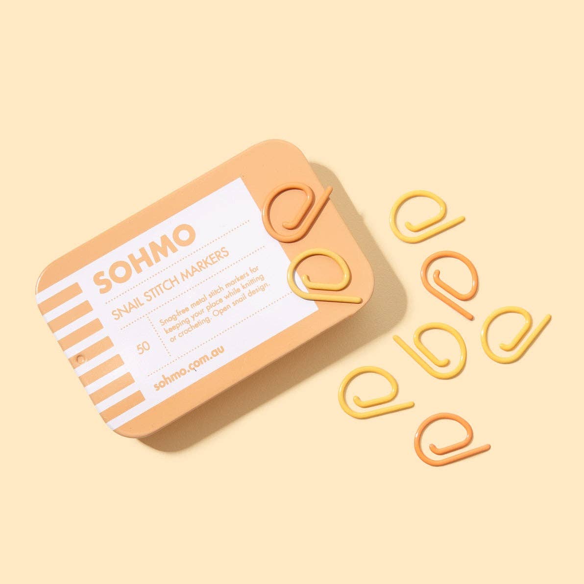 SOHMO Snail Stitch Markers - Pack of 50