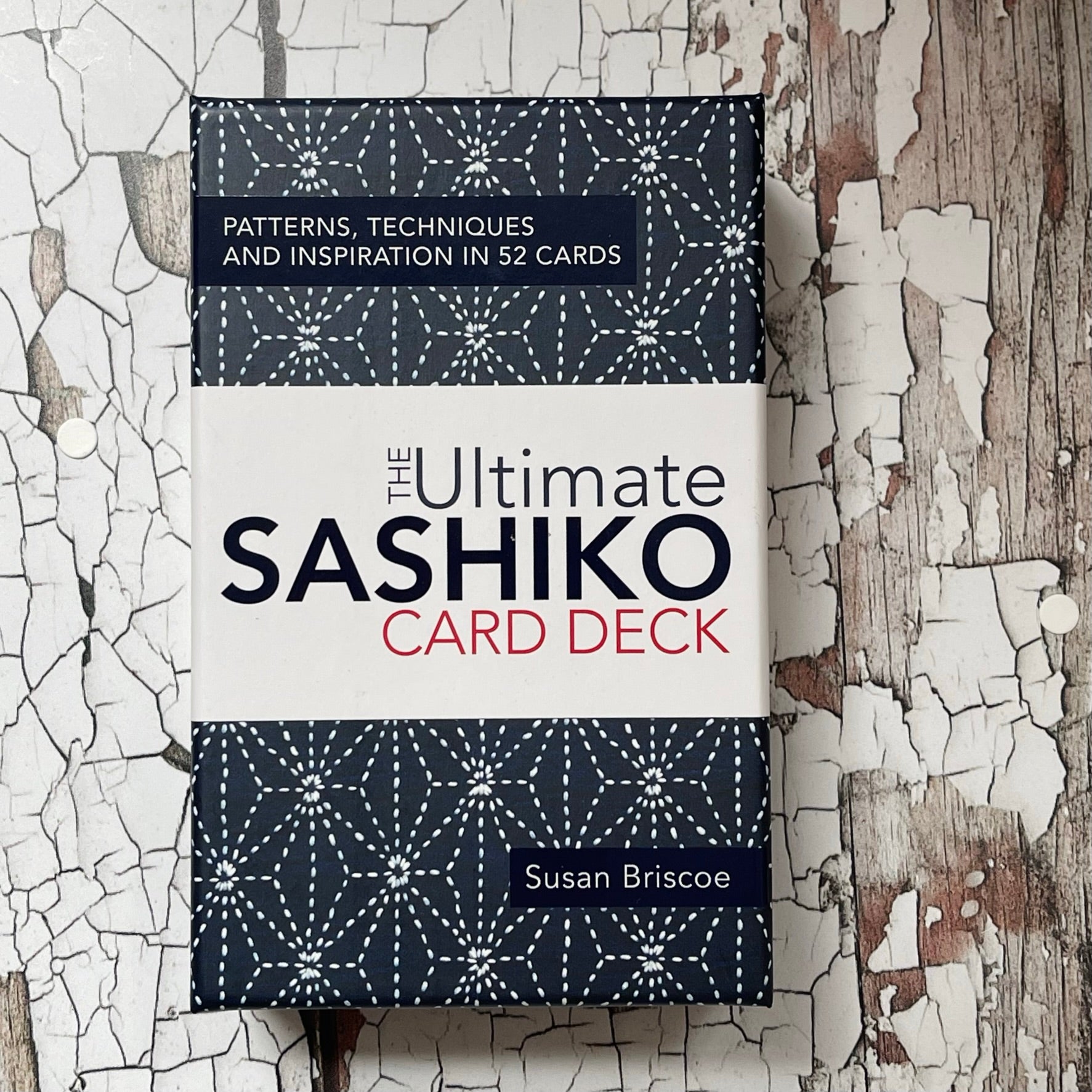 The Ultimate Sashiko Card Deck by Susan Briscoe Susan Briscoe