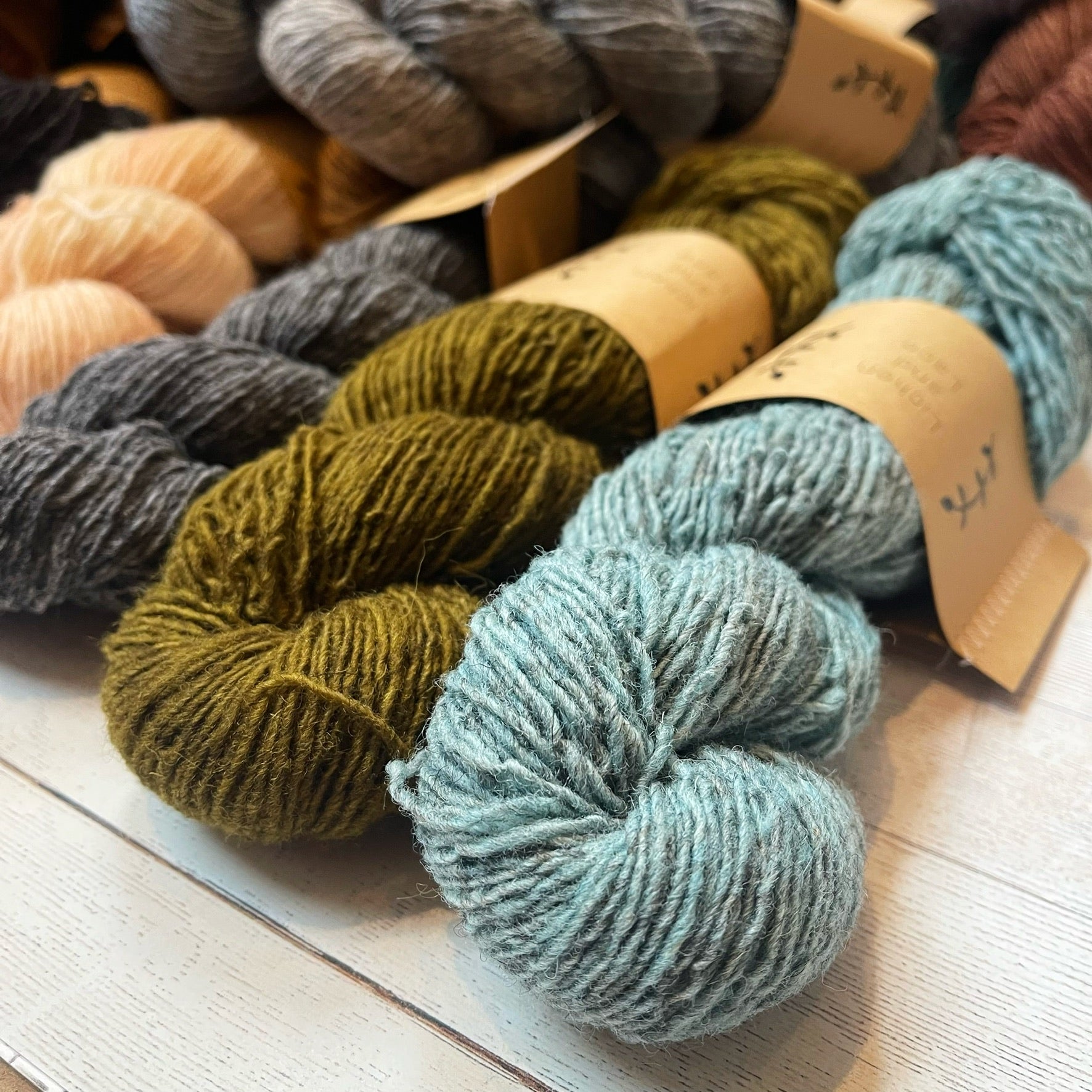 Rustic Heather Sport - Hand Dyed Yarn | Lichen & Lace | Tribe Yarns