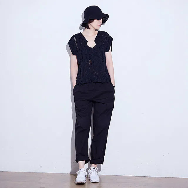 Summer Damage Vest with Cotton Waves