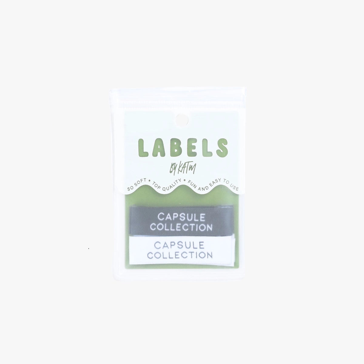 "Capsule Collection" Woven Labels 6 Pack