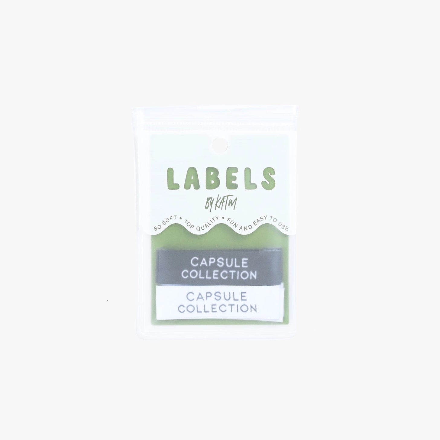 "Capsule Collection" Woven Labels 6 Pack