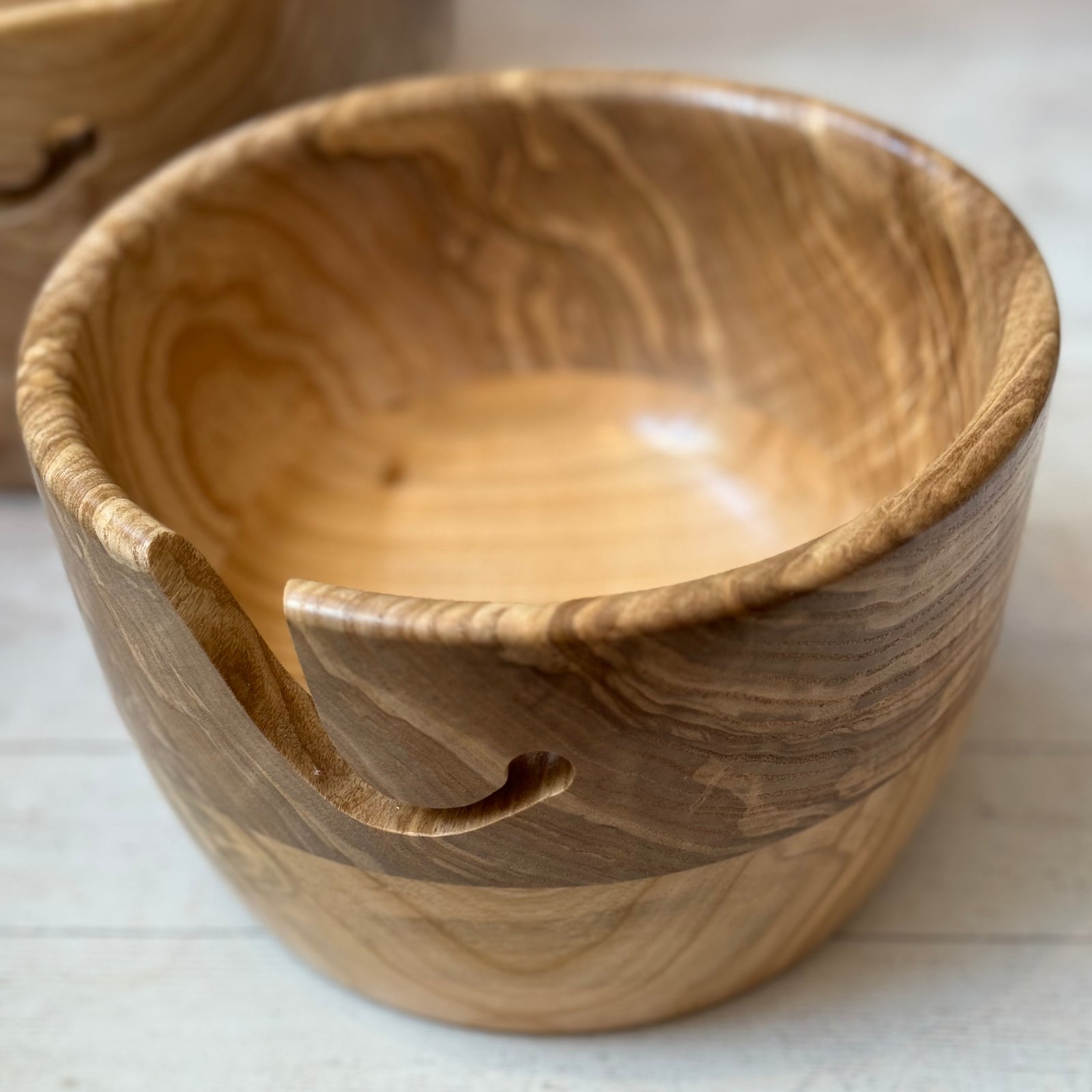 Hand Turned Yarn Bowl - Ash tribeyarns