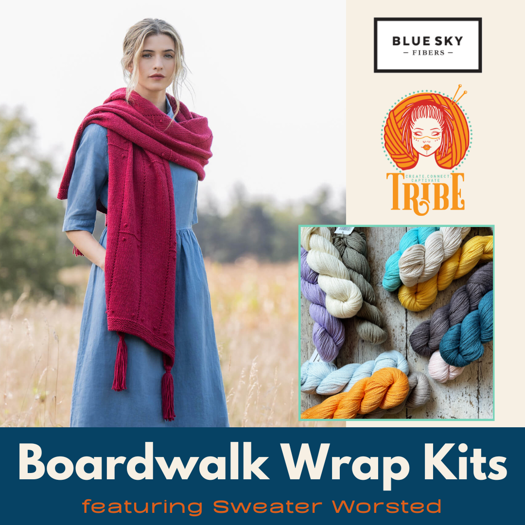 Boardwalk Wrap Kit with Sweater Worsted