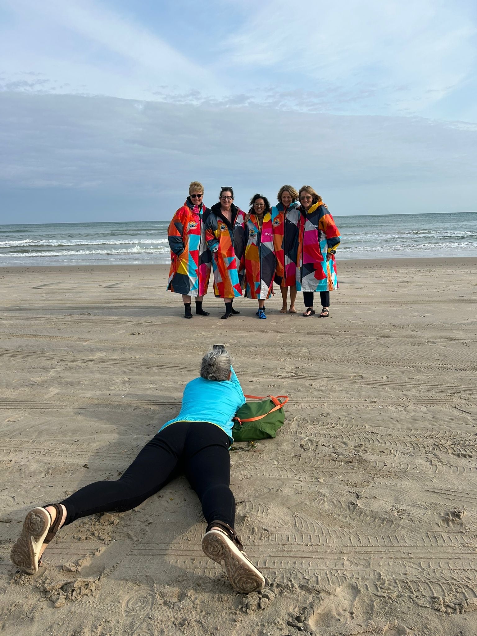 Limited Edition Abstract Dryrobe – Just One More Row