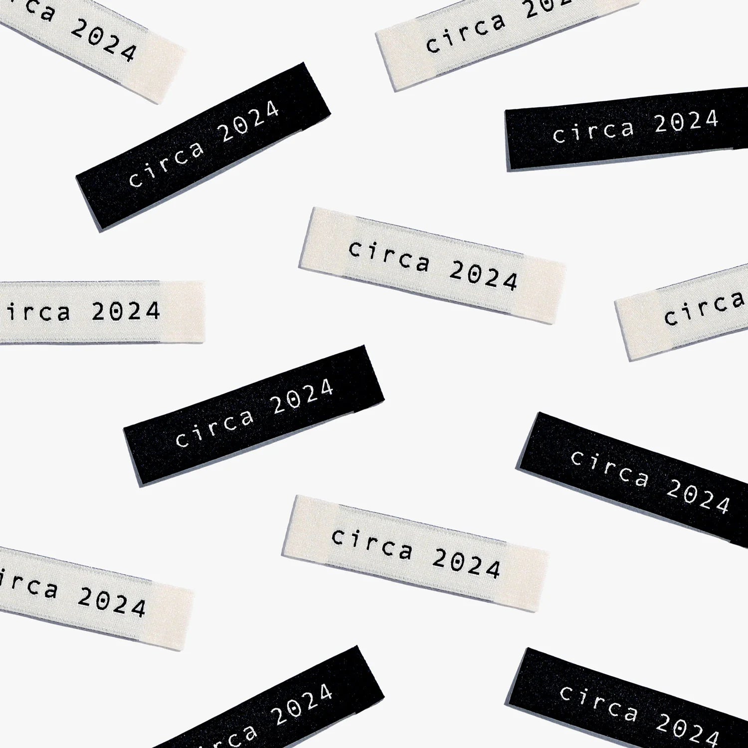"Circa 2024" Woven Labels 6 Pack Kylie and the Machine