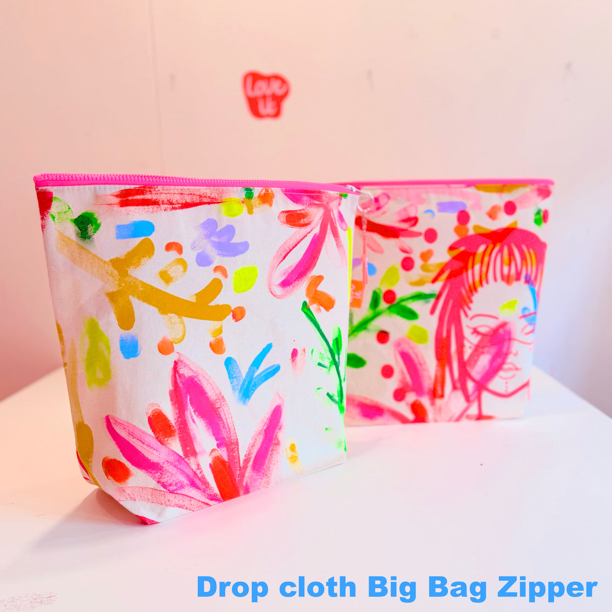 Drop Cloth Big Bag Zipper