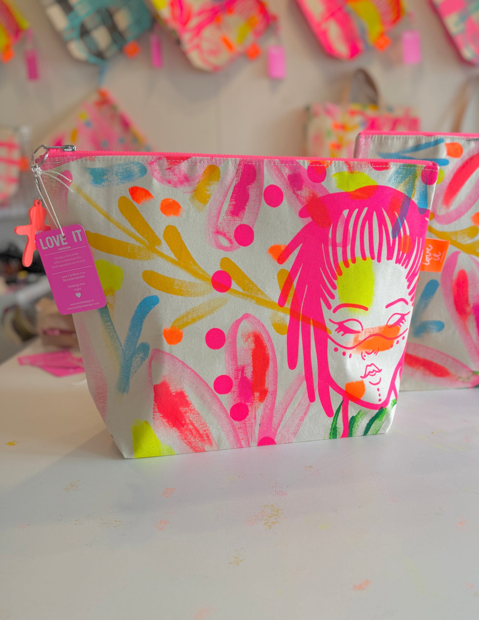 Drop Cloth Big Bag Zipper