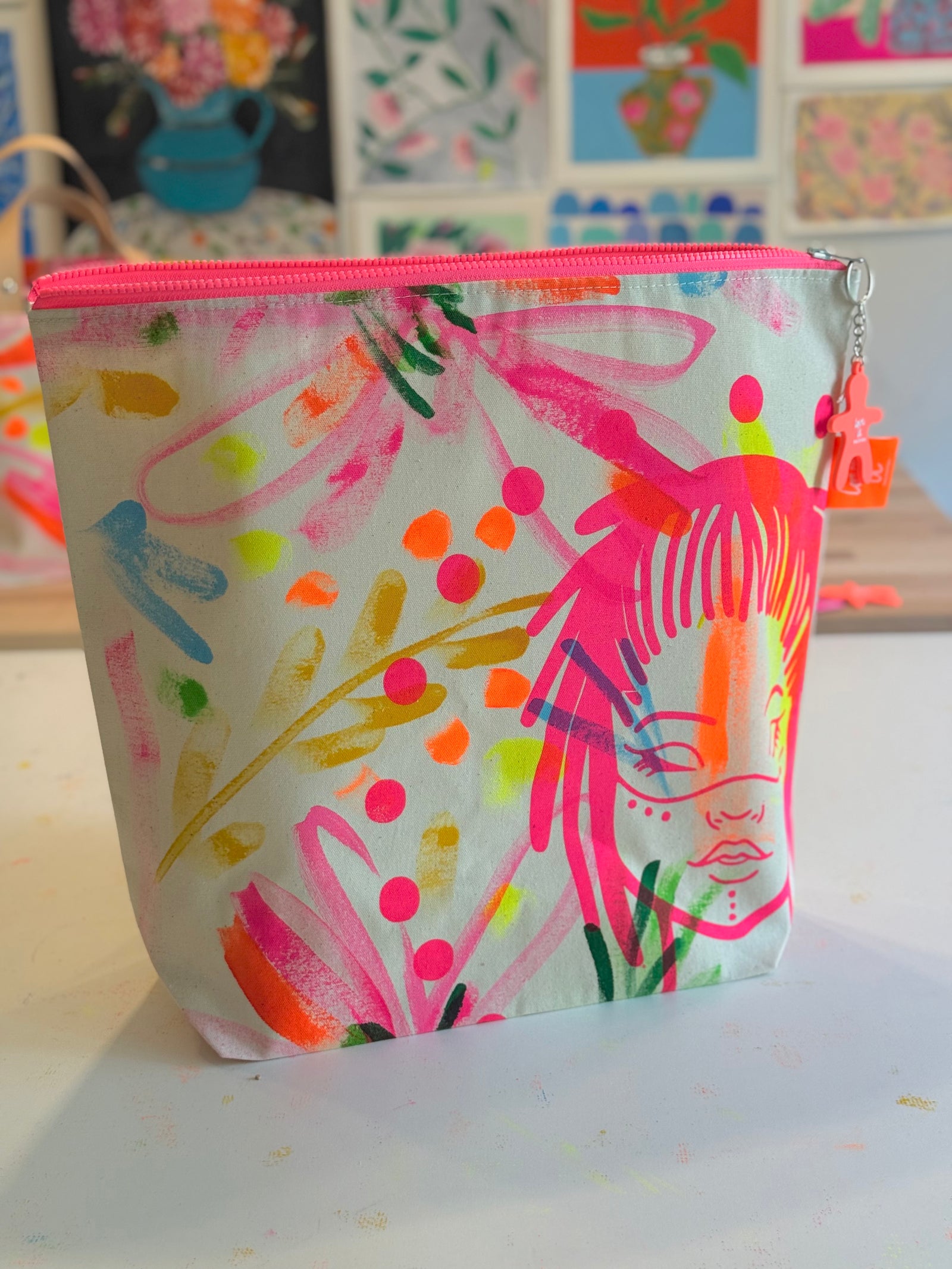 Drop Cloth Big Bag Zipper