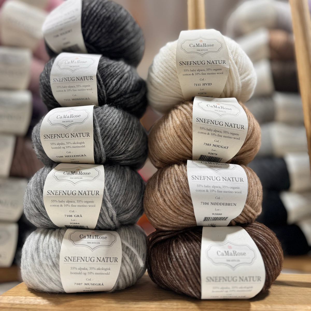 CaMaRose Snefnug Natur