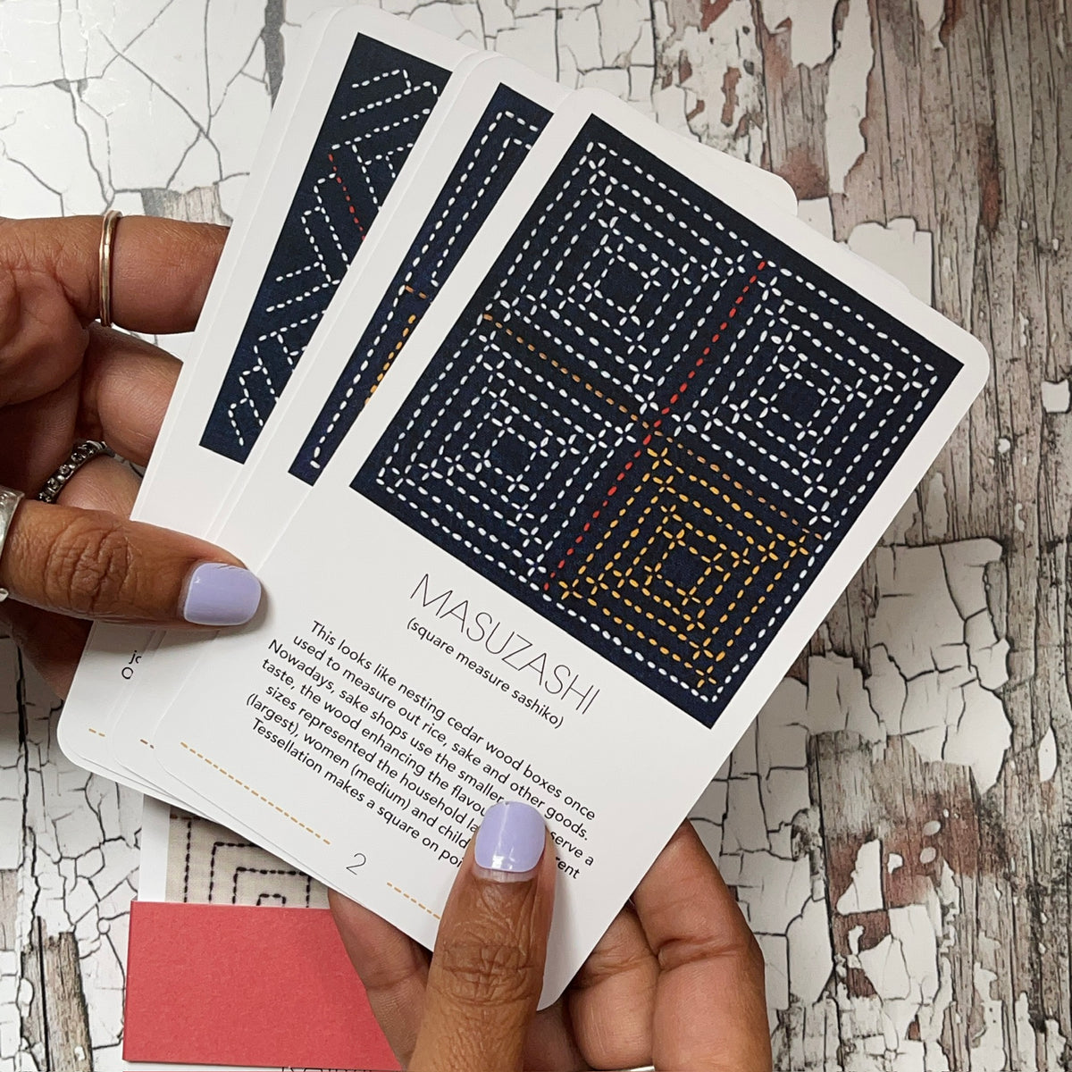 The Ultimate Sashiko Card Deck by Susan Briscoe Susan Briscoe